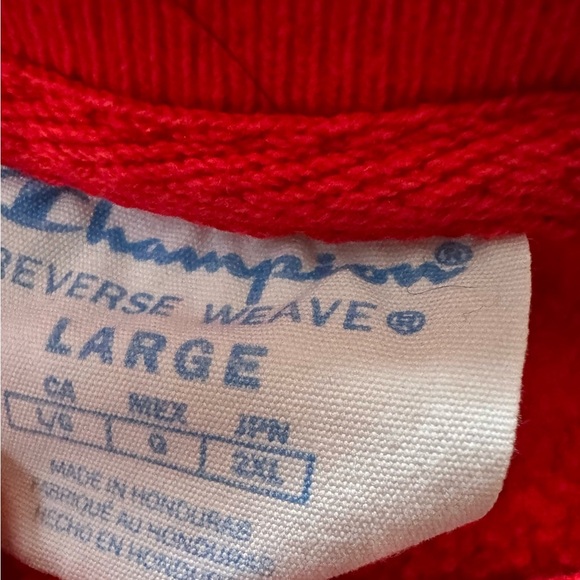 Champion Reverse Weave Crewneck Sweater Adult Size Large - Picture 4 of 4